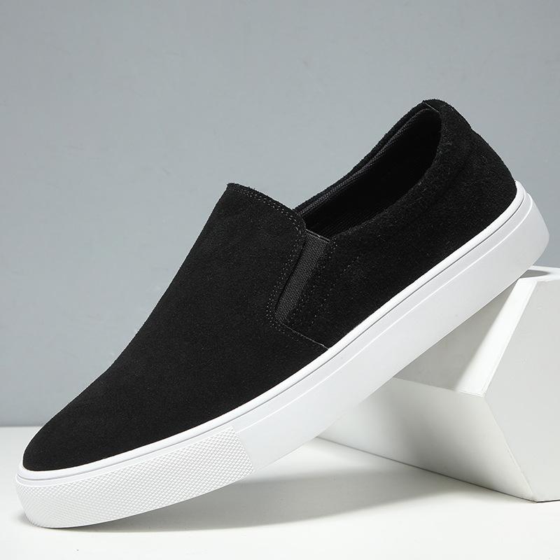 

Men s shoes one-pedal shoes trendy shoes spring and autumn new men s casual Korean version trendy versatile lazy canvas shoes 44