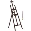Artist Floor Easel Dim. 51.5L X 71.5W X 134.5H Cm Adjustable Tilt 90 Degrees Max. Pine Wood