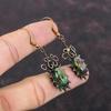 Copper Ruby Zoisite Earring Copper Wire Wrapped Earrings Designer Earring Original Gemstone Jewelry Handmade Earring Copper Jewelry For Gift