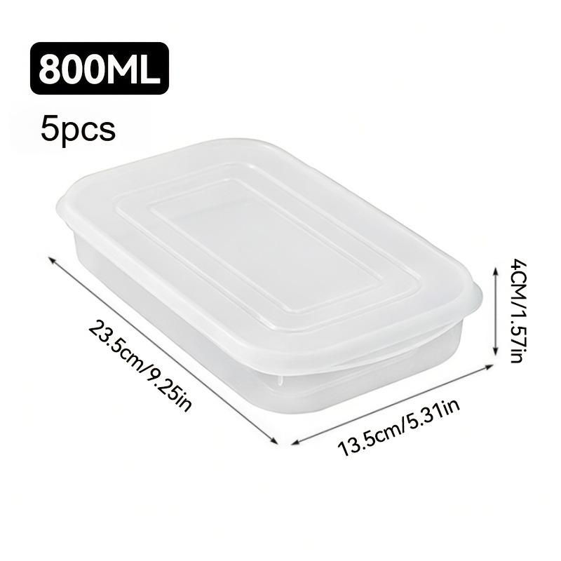 Professional Freezer Organizer Set with Labeled Compartments, 5-Piece Stackable Meal Prep Containers - Airtight for Meat, Fish