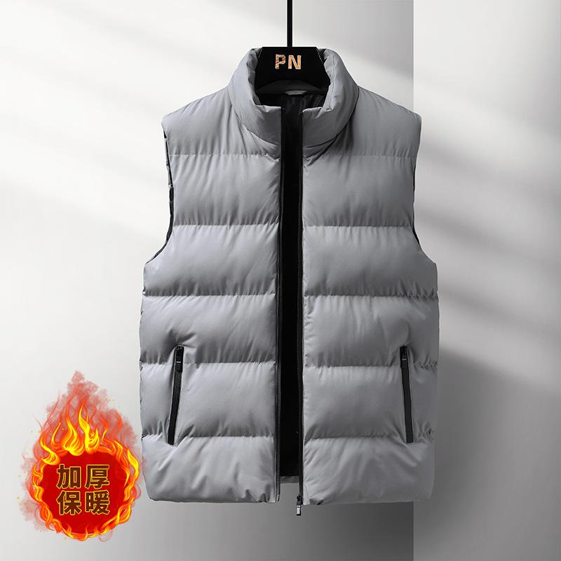 

Vest autumn and winter slim-fit and warm teen vest jacket autumn and winter clothing M сірий колір