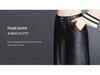 Women's High-Waisted Wide-Leg Leather Pants - Autumn/Winter Slim Fit