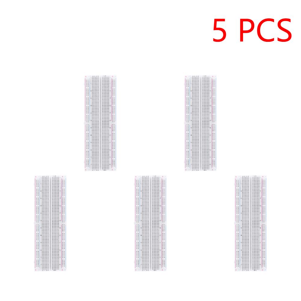 10-1 Stück Prototyp PCB Lötloser Breadboard Lötloser Breadboard Protoboard Schaltung PCB DIY Kit 200 Loch Entwicklungs PCB Testplatine