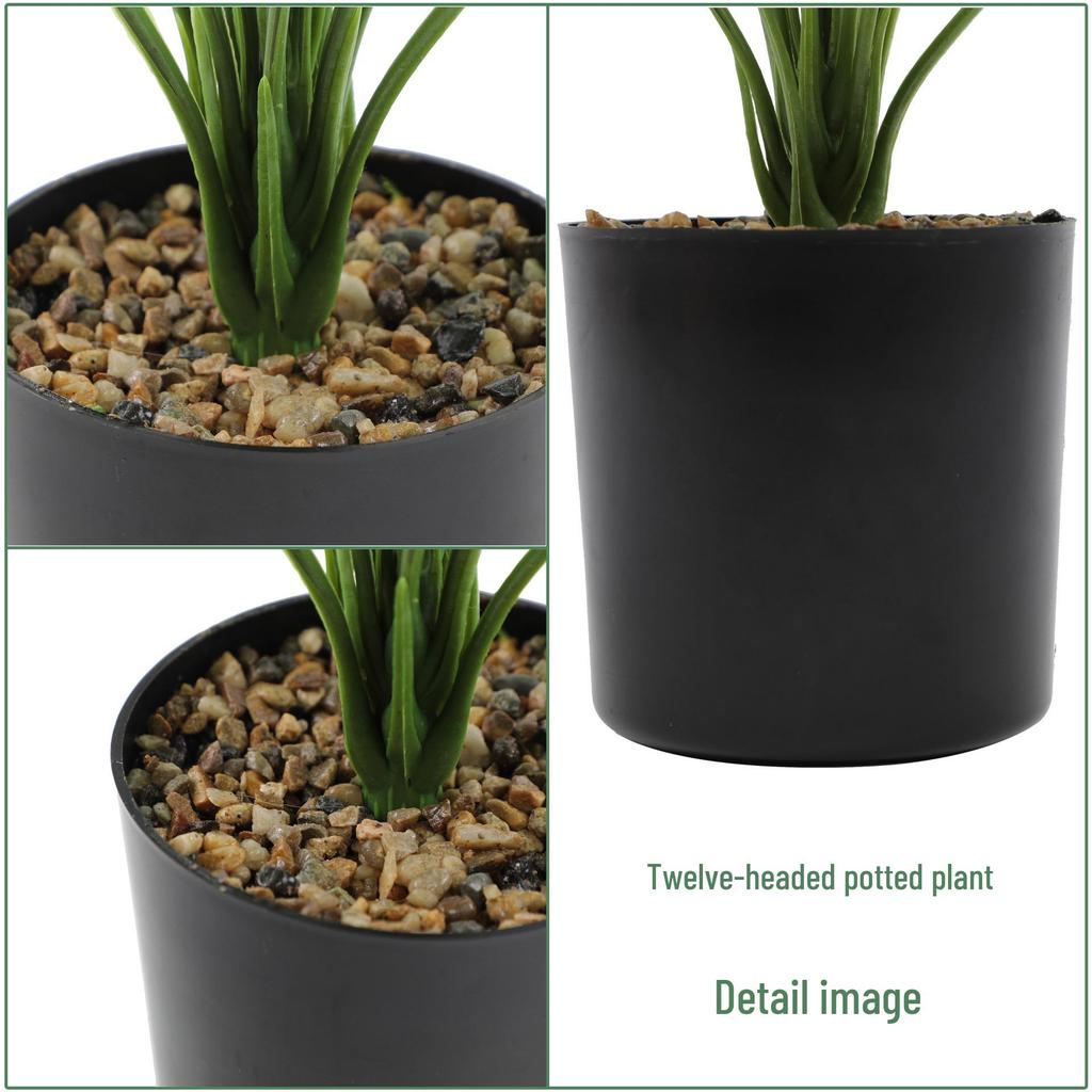 Artificial Potted Green Plant for Indoor and Outdoor Decoration - Home, Hotel, Courtyard, or Desktop Bonsai Ornament.