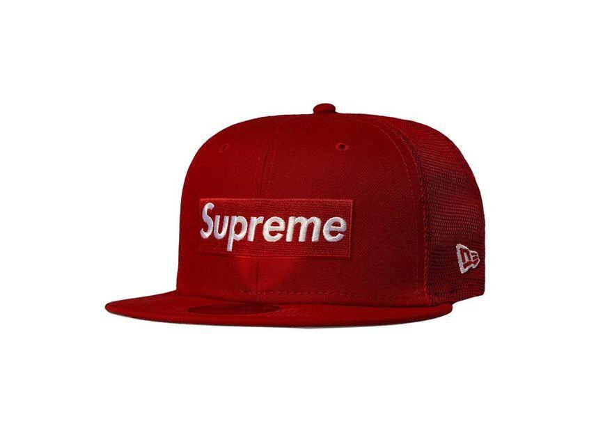 Supreme Box Logo Mesh Back New Era Red (22SS) 7 1/4
