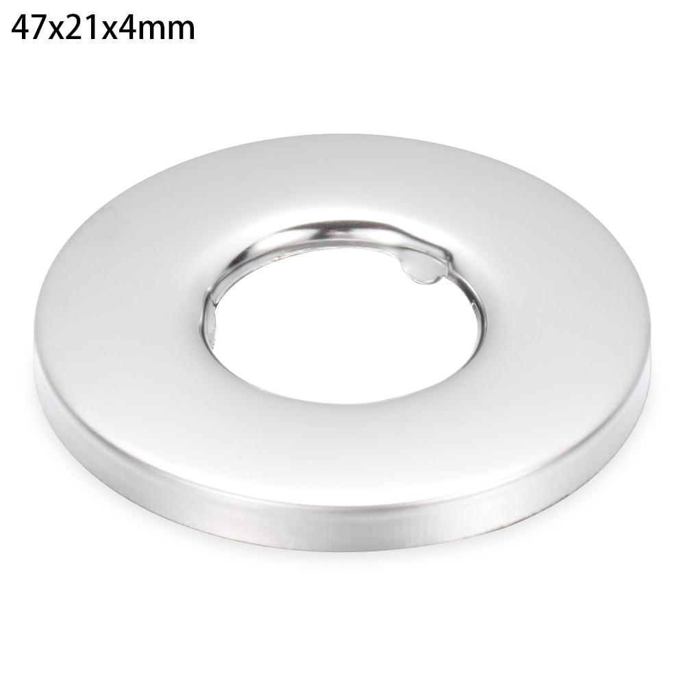 1PC Self-Adhesive Stainless Steel Faucet Decorative Cover Shower Chrome Finish Water Pipe Wall Covers Bathroom Accessories
