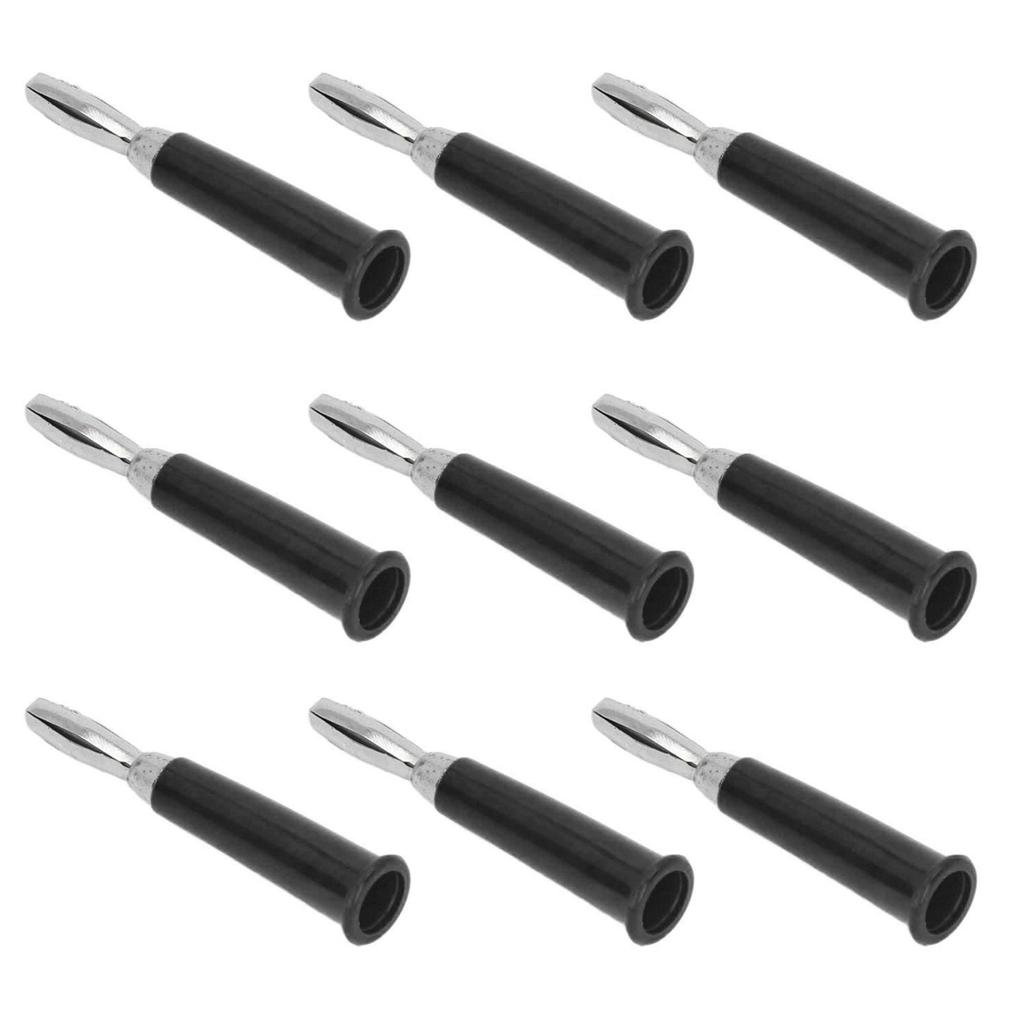 100 Stück Horn-Bananenstecker Messing-Zink-Legierung ABS geschweißte Bananenstecker Anschluss für LKW-Batterien