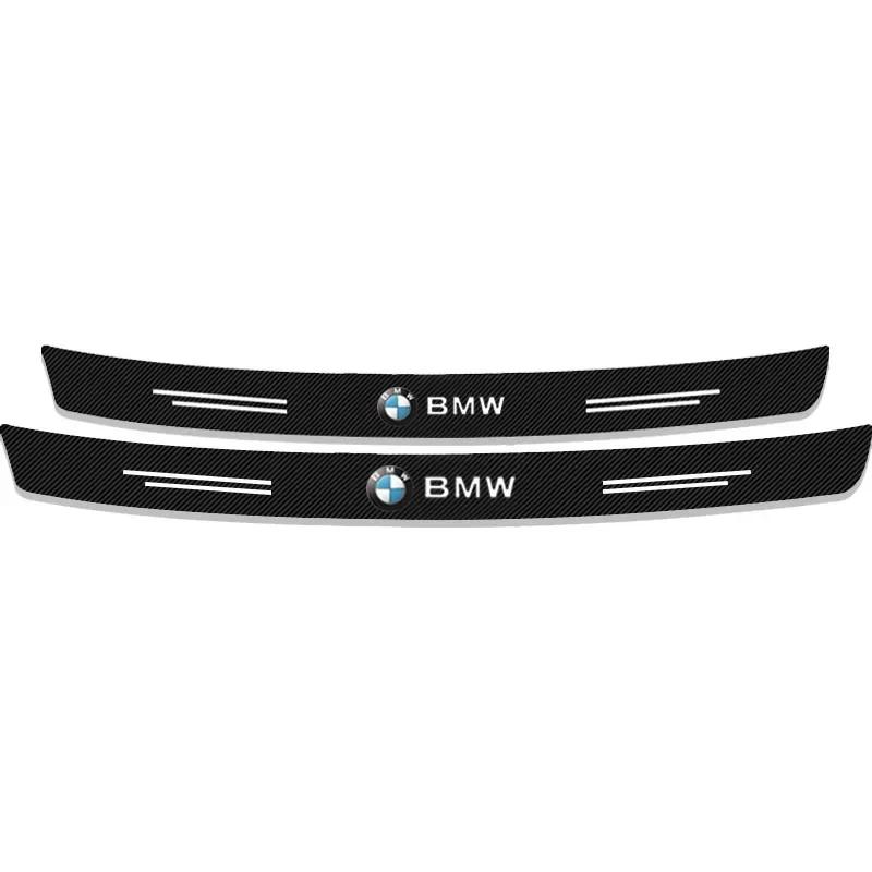 2025 E46 For BMW Carbon Fiber Auto Protective Rear Trunk Bumper Guard 3D Stickers For BMW 1 3 4 5 7 Series X1 X3 X4 X5 X6 E81 E8