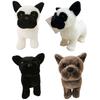 Cute Bull Terrier Plush Toy For Kids Soft And Cuddly Stuffed Animal Pet Doll Stock)