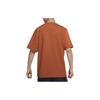 Jordan T Shirts Men's Brown Crew Neck Moderate Straight Fit DM3216-220