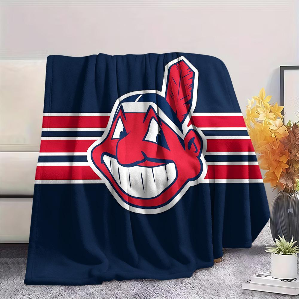 Cleveland Indians Flannel Blanket, High quality Comfortable for All Seasons, Home Decor, Warmth and Comfort