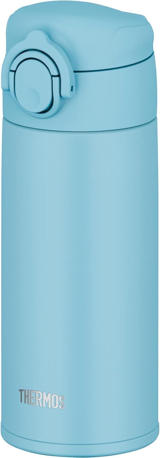 

Thermos Vacuum Insulated Portable Light All parts and body are stainless steel keeps drinks hot or LB Dishwasher-Safe Model Mug, 350ml, Blue.