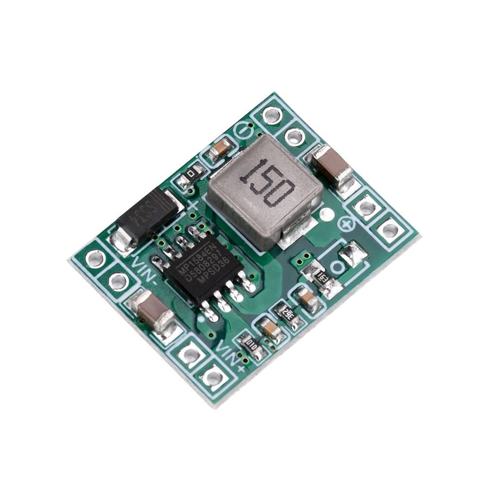 2Pcs Mini DC-DC Buck Converter 3A Power Supply Module 7V-28V to 5V Step-Down Power Module For Car/Monitor/Camera