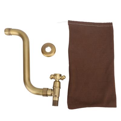 Antiker Kupferhahn mit Frostschutzmittel, dekorativer Vintage-Wandhahn mit einzelnem Kaltwasserhahn für Badezimmer und Küche