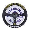 Vertex 320MM Star Embroidery Sports Steering Wheel Golden Wiring Universal Modified Steering Wheel with Forever