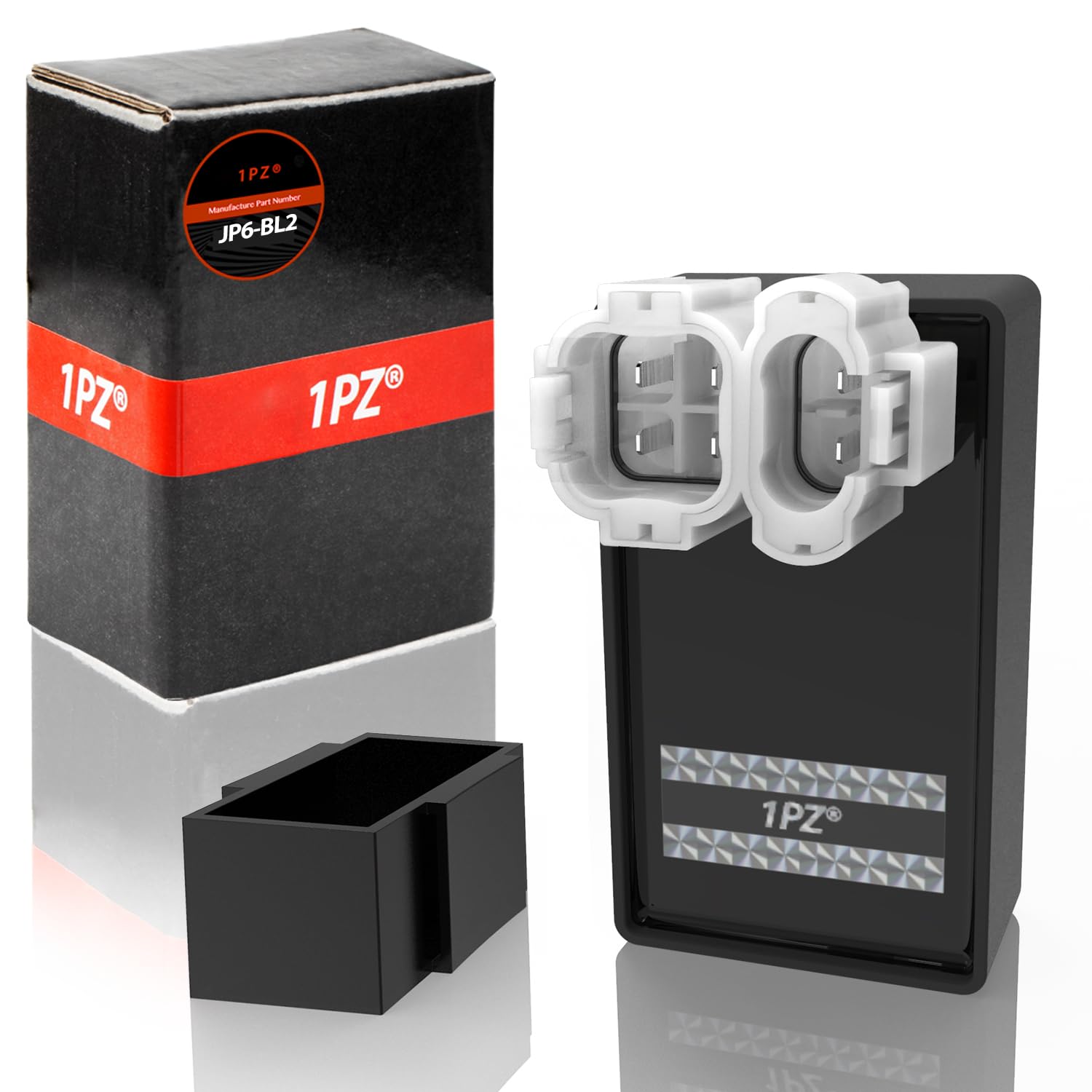 

1PZ JP6-BL2 6 Pin Black CDI Electronic Ignitor Durable for CB125T GT125 XLR250 Magna