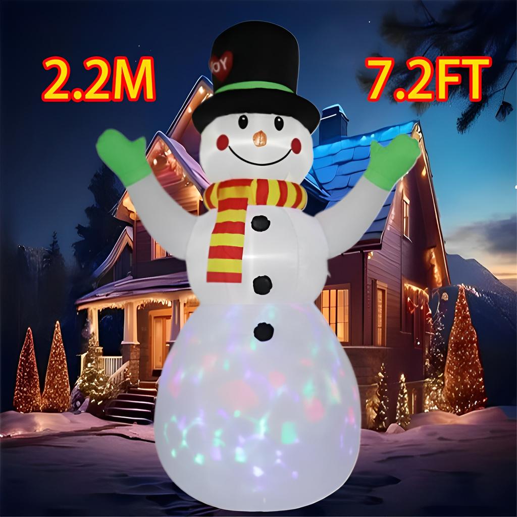 Christmas Decorations Inflatable Model Built-in LED Lights Inflated Toys Ornament Xmas Party New Year Garden Yard Outdoor Decor