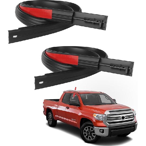 Roof Drip Molding Trim For 2012-2015 Honda Civic Sedan 4-Door, Left & Right 2Pcs Black Rubber Weatherstrip Seal Replace 74316TR0A01 74306TR0A01.