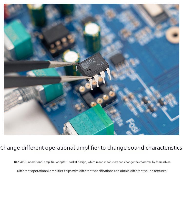 FosiAudio BT20APRO Dual-Channel Bluetooth 5.0 Amplifier with High/Low Frequency Adjustment