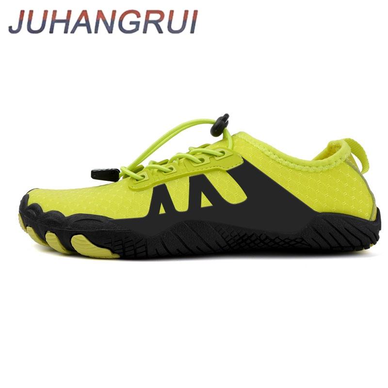 Summer Unisex Aqua Shoes Couples Outdoor Aquatic Sneaker Quick-Dry Upstream Wading Footwear Barefoot Beach Shoes Breathable Mesh