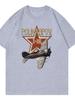UnisexS Polikarpov I16 Fighter TShirt Vintage Aircraft Desig Lightweight Cotton Crew Neck Short Sleeve Casual Summer Tee