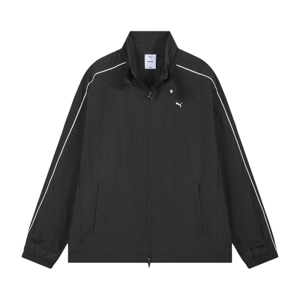 Puma X Musinsa T7 Retro Stand Collar Zip Sports Breathable Long Sleeve Jacket Unisex Jacket 638014-01 L