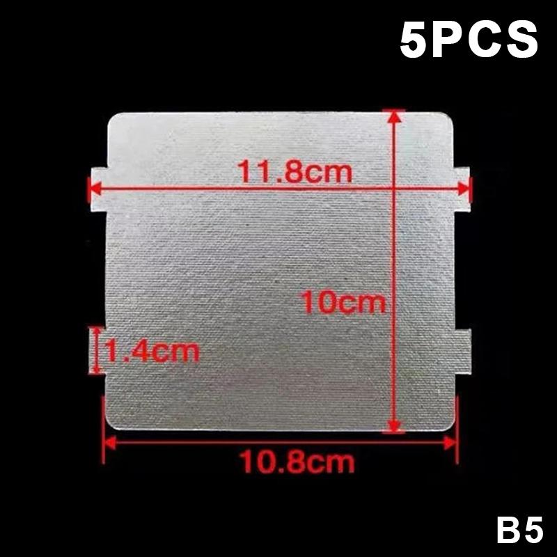 5/10 Peças Placa de Mica para Forno de Micro-ondas Placa de Cobertura de Guia de Onda Universal Cortável Resistente ao Calor Para Secadores de Cabelo, Torradeiras e Aquecedores