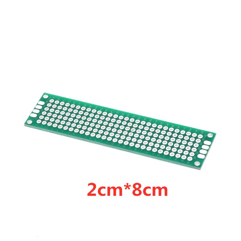 10BUC 9x15cm 8x12cm 7x9cm 6x8cm 5x7cm 4x6cm 3x7cm 2x8Cm Verde Placă de tablă cu pulverizare pe două fețe, placa universală PCB
