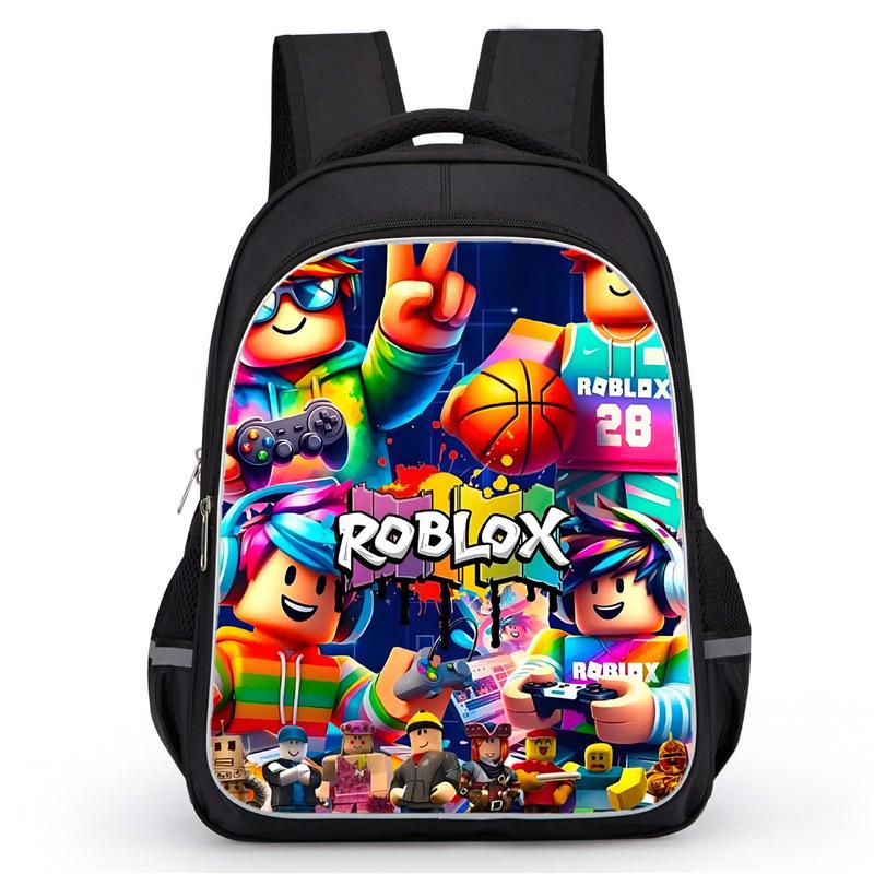 2026 new Roblox comfortable backpack with high-definition printed casual lightweight backpack