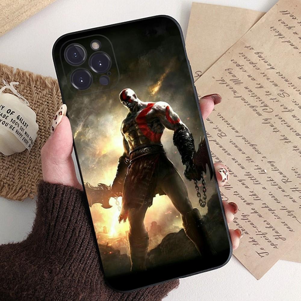 God of War Phone Case Silicone Soft for iphone 15 14 13 12 11 Pro Mini XS MAX 8 7 6 Plus X XS XR Cover