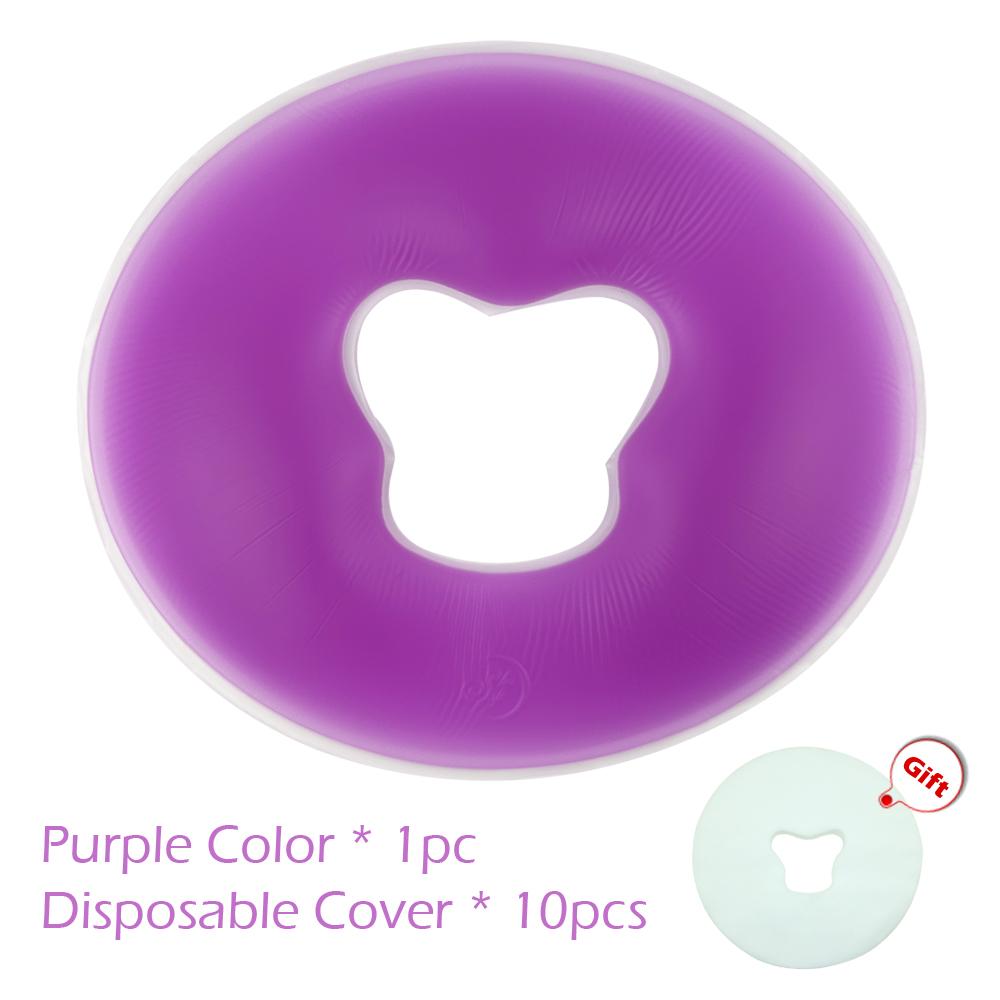 Soft Lay Face Pillow SPA Body Massage Silicone Relax Cradle Cushion Bolsters Paddle Beauty Care Non-slip Comfortable Gel Pad
