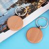 10PCS Beech Wood Key Chain Key   Keychains   Clothing Bag Decoration