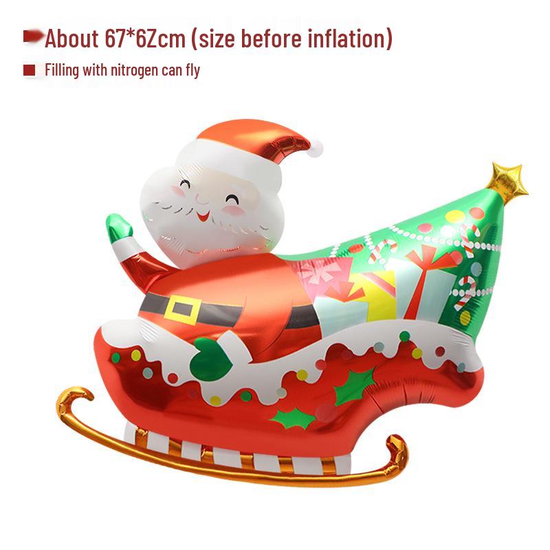 Christmas Window Display Props: Toys, Balloons, Candy Canes, Santa, Snowman, Christmas Tree.