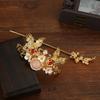Antique Style Hair Stick Hair Coronet Pin Female Headdress Decors Headband Crown Hair Stick Gorgeous Retro Jewelry Headwear