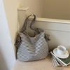 Sac Tote rayé grande capacité Sac à bandoulière pour femme Sac sous le bras