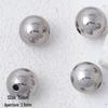 Silver-Plated Y2K Acrylic 3D Spacer Beads for DIY Jewelry Bracelets