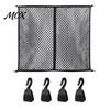 Vehicle Cargo Containment Truck Net, Bed Organizer Stretchable Elastic Net Luggage Holder with 4 Hooks for Pickup Bed, SUV Trunk Flexible Restraint