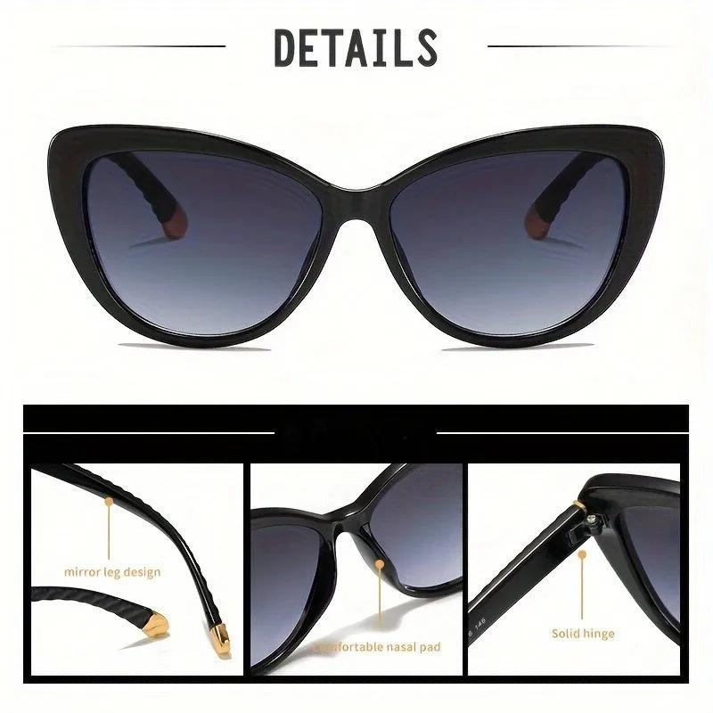 Cat's Eye Sungalsses Women Men Luxury Brand Designer Sun Glasses Ladies Elegant Graident Sexy Sun Glasses Eyewear UV400