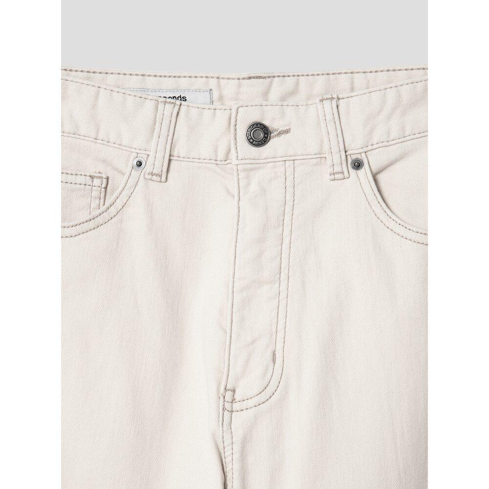 8SECONDS Peach Brushed Straight Pants Ivory