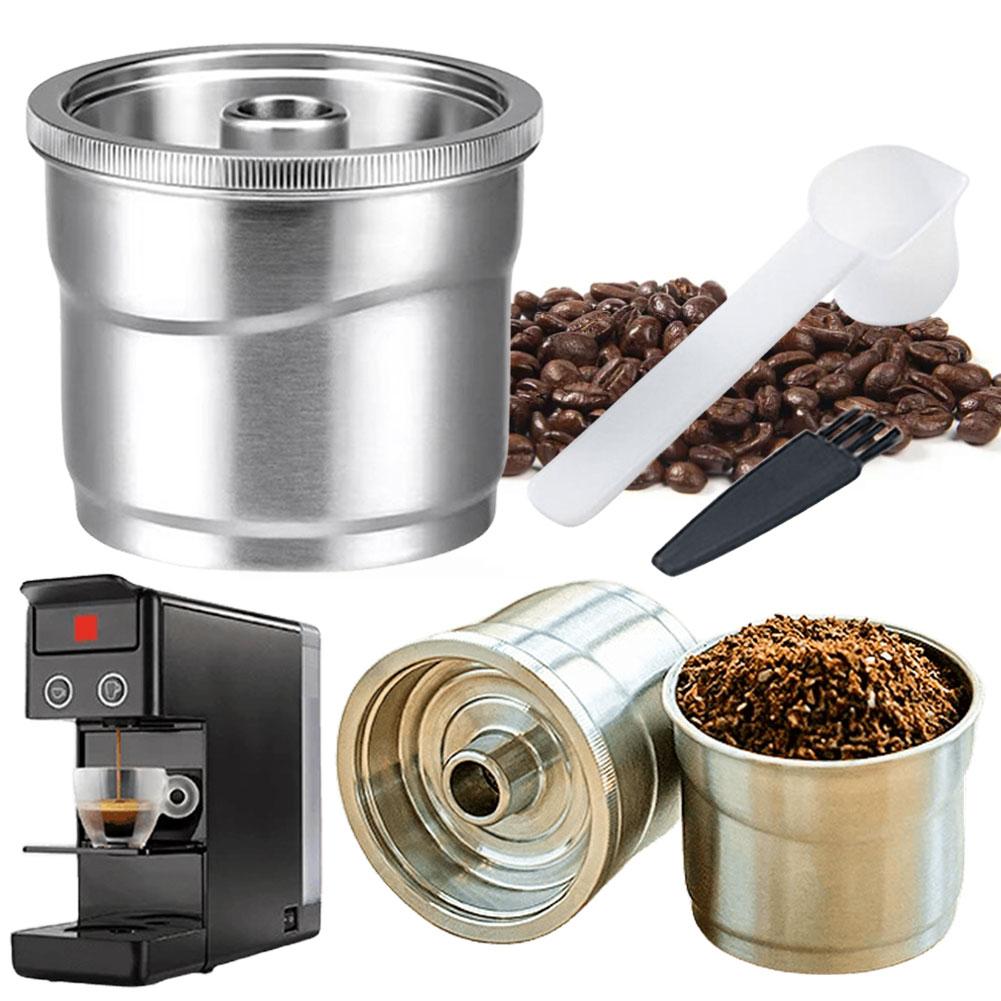 Stainless Steel Reusable Coffee Capsule Refillable Coffee Pods Espresso Coffee Filter Pod Coffee Capsule Pod Coffee Accessories