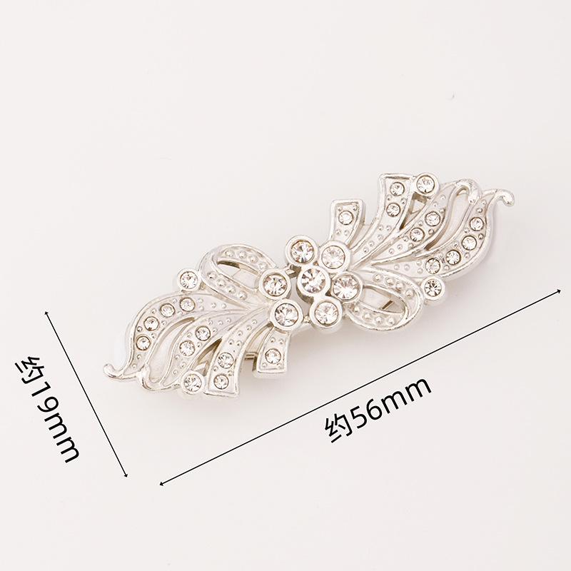 Hollow Metal Clasp for Qipao/Hanfu Collar, Frog Button for Coats & Scarves