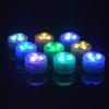 3LEDs RGB Underwater Lights Submersible Lamp Built-in CR2032 Button Battery Garden Swimming Pool Light for Aquarium Vase Bowl