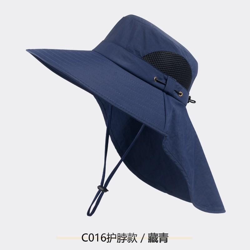Men Women UV Protection Sun Hat With Wide Brim Breathable Fishing Cap Hiking Outdoor Travel