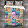 G-Gabby's Dollhouse Bedding Set 3D Print Anime Bed Set Aldult Kid Bedroom Duvetcover Sets Single Twin Full Queen King Size