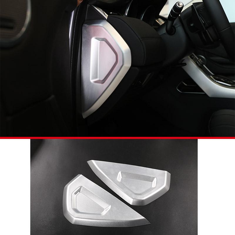 ABS Chrome For Land Rover Range Rover Evoque 2011-2018 Car Interior Gear Shift Console Decoration Cover Stickers Accessories