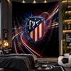 Wall Hanging Tapestry Atletico Madrid Print Cloth for Living Room Bedroom Home Decor