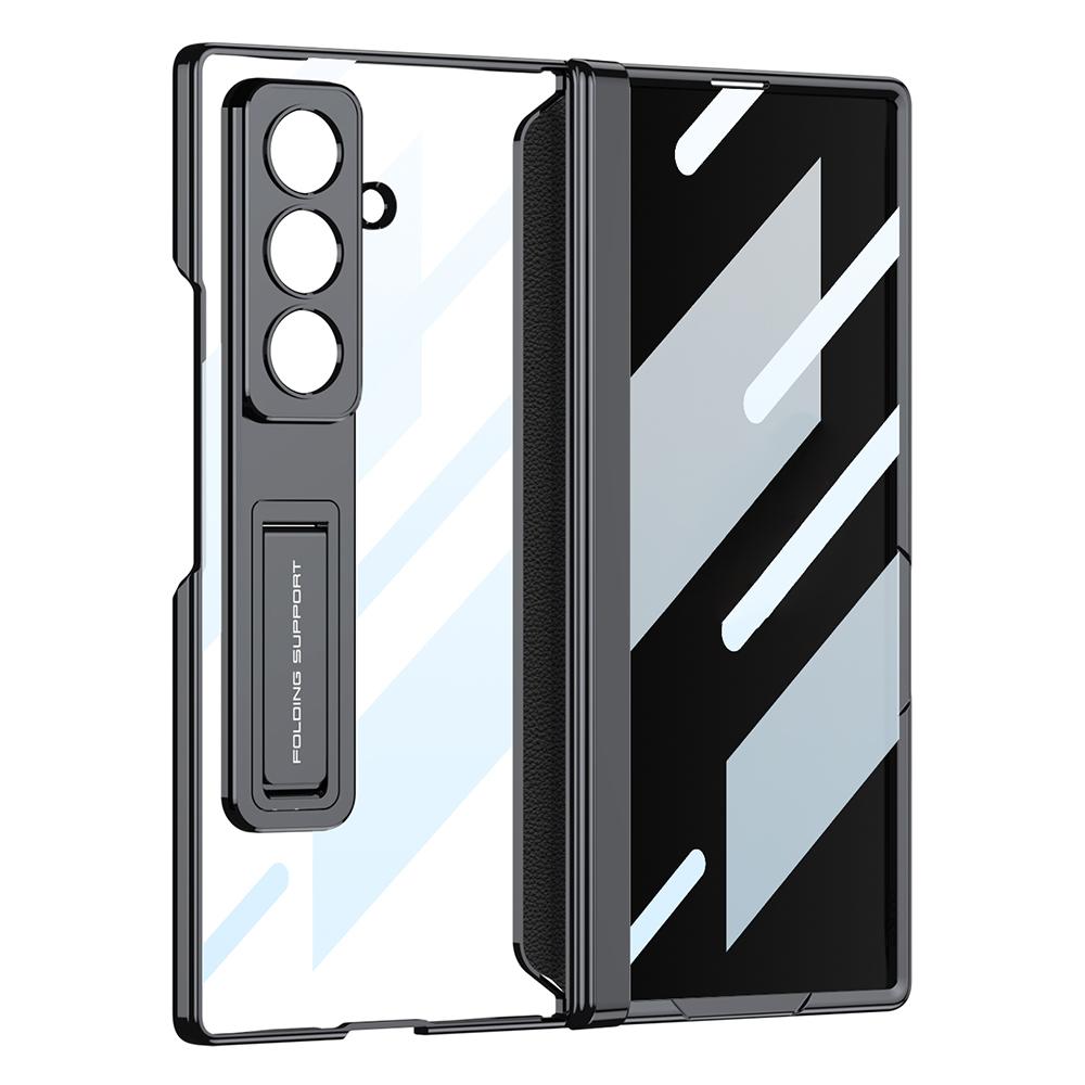 GKK For Samsung Galaxy Z Fold7 5G Case Hard PC+Privacy Tempered Glass Film Phone Cover with Kickstand