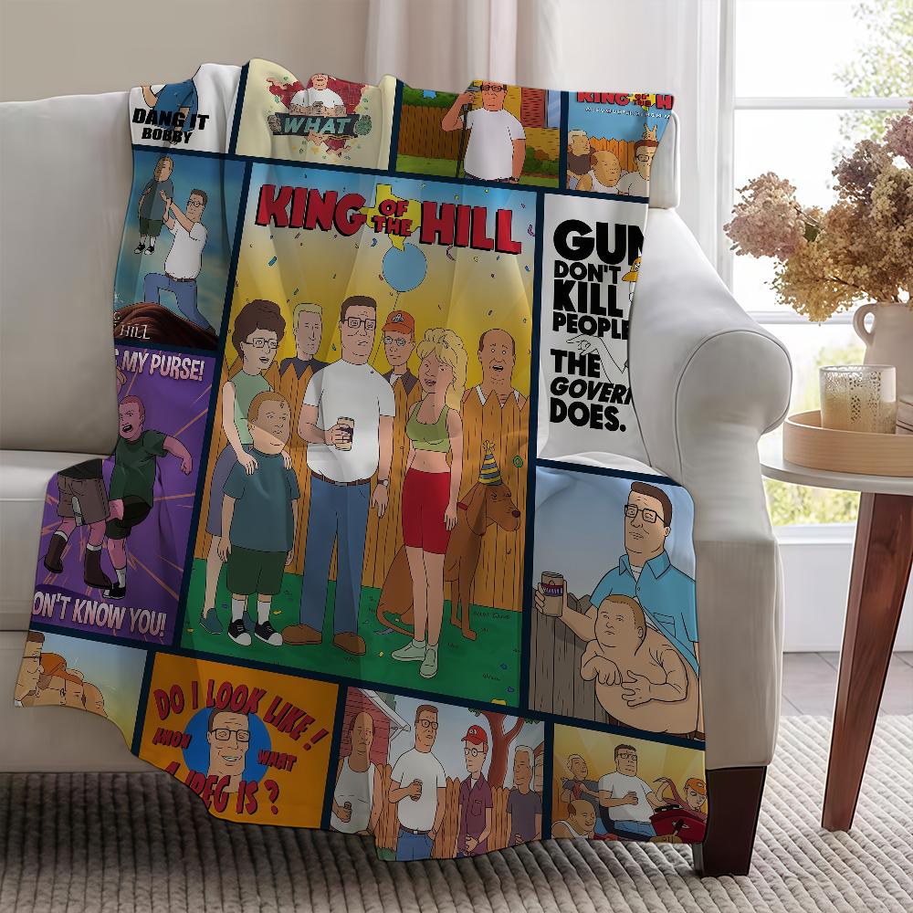Of Blanket Throw Super Cosy Plush Living H-HillS Room Sofa The Couch Childish K-KingS Birthday Gifts