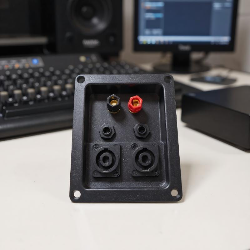 Audio Speaker Junction Box XLR Wiring Terminal Cable Clamp