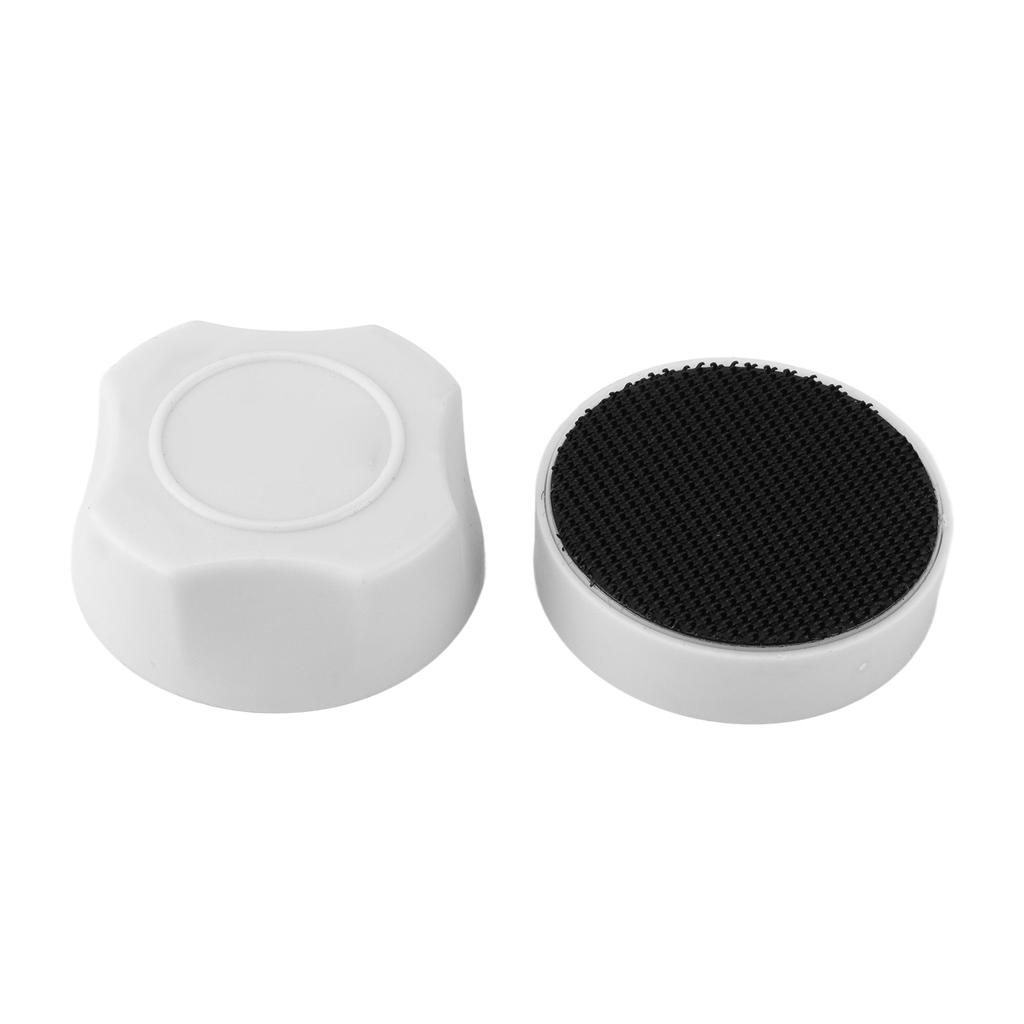 Fish Tank Magnetic Brush Mini Anti Scratch Dual Sided Cleaning Aquarium Glass Cleaner for Moss RemoveWhite